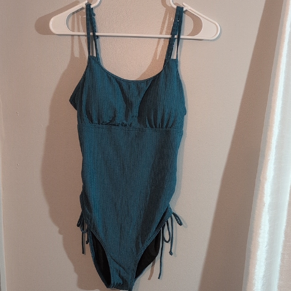 Teal Women's One Piece Swimsuit